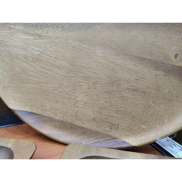 Dash Of That Acacia Wooden Serving Tray Lot Round Recangle Charcuterie New Wood - Picture 4 of 7